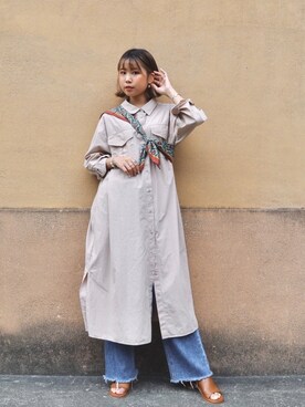 太元🤍🇹🇼さん（レディース・161cm）の秋コーディネート