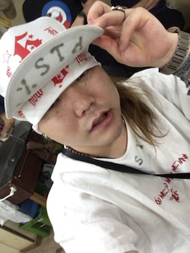 「コラボレーション」｜「アイテム（財布/小物）」を使った、TЯTさん（メンズ・162cm）の夏コーディネート
