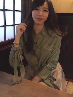 「tulle」｜Bonnie Huang さん（レディース・166cm）の冬コーディネート