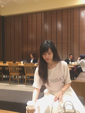 「MichaelKors」｜「アイテム（アクセサリー）」を使った、Bonnie Huang さん（レディース・166cm）の春コーディネート