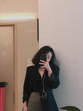 「MANGO（マンゴ）のアイテム（フォーマルスーツ/小物）」を使った、Erwuさん（レディース・163cm）の秋コーディネート