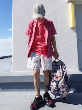 「KIJIMA TAKAYUKI（キジマ　タカユキ）のKIJIMA TAKAYUKI ペーパークロスベースボールキャップ（キャップ）」を使った、ltdさん（メンズ・165cm）の秋コーディネート