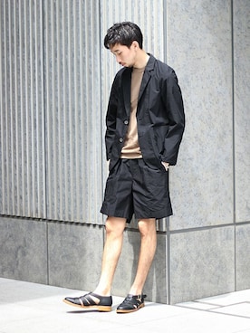 松木さん（メンズ・181cm）の春コーディネート