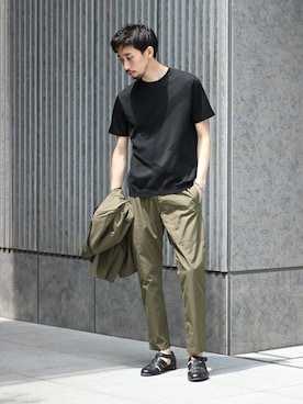 松木さん（メンズ・181cm）の春コーディネート