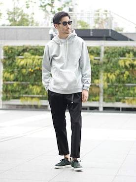 「グラミチ」｜松木さん（メンズ・181cm）の夏コーディネート