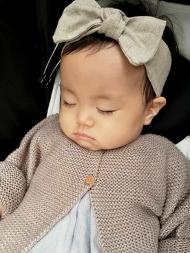 「ZARA（ザラ）のアイテム（その他アウター）」を使った、jj38さん（キッズ・80cm）の春コーディネート