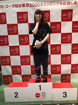 「靴下屋（クツシタヤ）のTABIO LEG LABO/ カテキンしっとり絹のつま先五本指ソックス 22～24㎝（ソックス/靴下、ブラック系）」を使った、ありすさん（レディース・156cm）の夏コーディネート