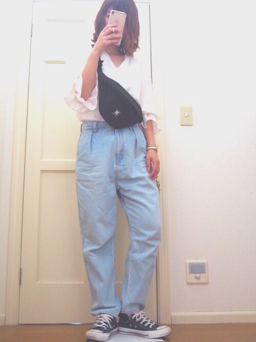 Mii Guのデニムパンツを使ったコーディネート Wear