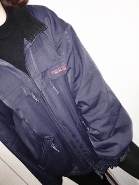 「Ralph Lauren」｜「アイテム（ブルゾン）」を使った、r i r aさん（レディース・162cm）の冬コーディネート