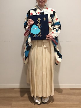 「卒業袴」｜harさん（レディース・152cm）の春コーディネート