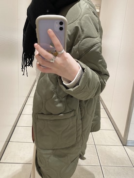 「キルティングコート」｜misakiさん（レディース・159cm）の秋コーディネート