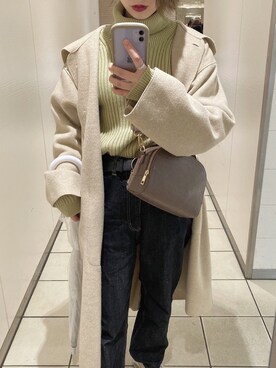 misakiさん（レディース・159cm）の冬コーディネート