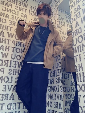 「NOIR FABRIK（ヌワールファブリック）のアイテム」を使った、yu-yaさん（メンズ・177cm）の冬コーディネート