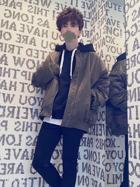 yu-yaさん（メンズ・177cm）の冬コーディネート