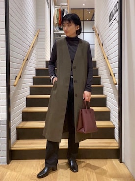 「green label relaxing（グリーンレーベルリラクシング）のアイテム（その他アウター）」を使った、kamata_mさん（レディース・160cm）の夏コーディネート