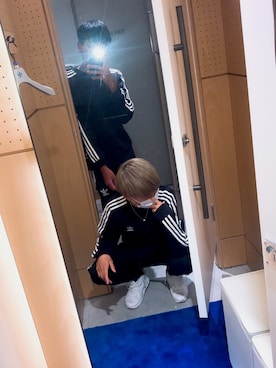 「アイテム（ジャージ）」を使った、kazu11251125さん（メンズ・175cm・10代）の春コーディネート
