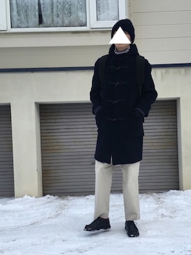 「Scye（サイ）のアイテム（デニムジャケット）」を使った、UTさん（メンズ・185cm）の冬コーディネート