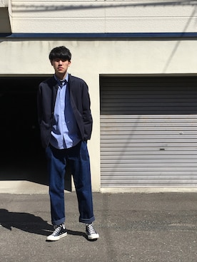 UTさん(メンズ・185cm)の春コーディネート