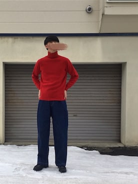 UTさん（メンズ・186cm）の冬コーディネート