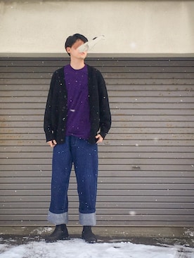 UTさん（メンズ・186cm）の冬コーディネート