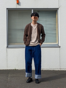 UTさん（メンズ・186cm）の秋コーディネート