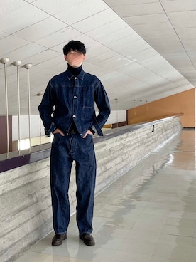 「Andersen-Andersen（アンデルセンアンデルセン）のアイテム」を使った、UTさん（メンズ・186cm）の冬コーディネート