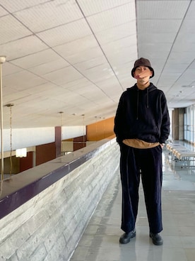 UTさん（メンズ・186cm）の冬コーディネート