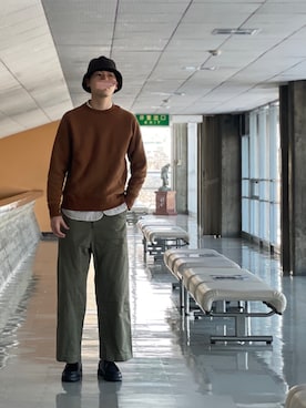 UTさん（メンズ・186cm）の春コーディネート