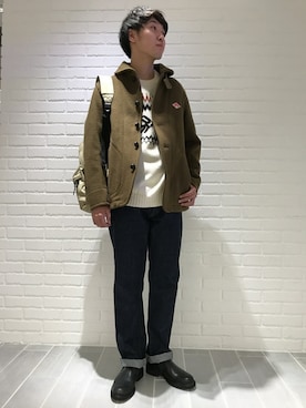 「orslow」｜「アイテム（その他アウター）」を使った、HASHIMOTOさん（メンズ・175cm）の秋コーディネート