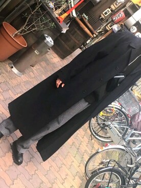 「DRIES VAN NOTEN（ドリスヴァンノッテン）のアイテム（その他アウター）」を使った、ユポリォさん（メンズ・182cm）の冬コーディネート