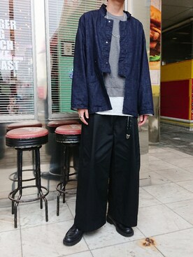 「ANITYA（アニティア）のアイテム」を使った、ユポリォさん（メンズ・182cm）の春コーディネート