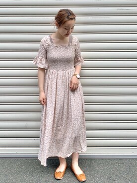 「クリスプ」｜「アイテム（腕時計）」を使った、Rayさん（レディース・159cm）の春コーディネート