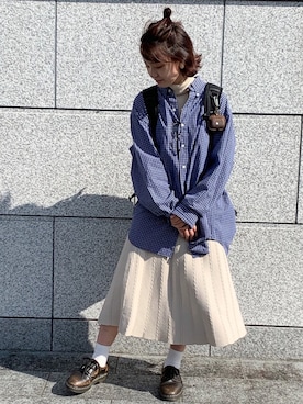 「Ralph Lauren」｜「アイテム（ブーツ）」を使った、Rayさん（レディース・159cm）の秋コーディネート