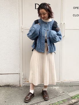 「Crisp（クリスプ）のアイテム（ヘアアクセサリー）」を使った、Rayさん（レディース・159cm）の冬コーディネート