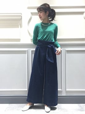 「plage（プラージュ）のアイテム」を使った、Mayuさん（レディース・159cm）の春コーディネート