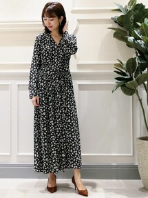plage（プラージュ）の「ヴィンテージデシン ギャザーワンピース