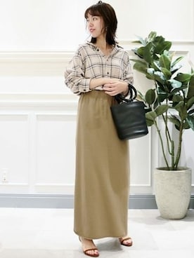 「Simon Miller（サイモン・ミラー）のアイテム」を使った、Mayuさん（レディース・159cm）の秋コーディネート