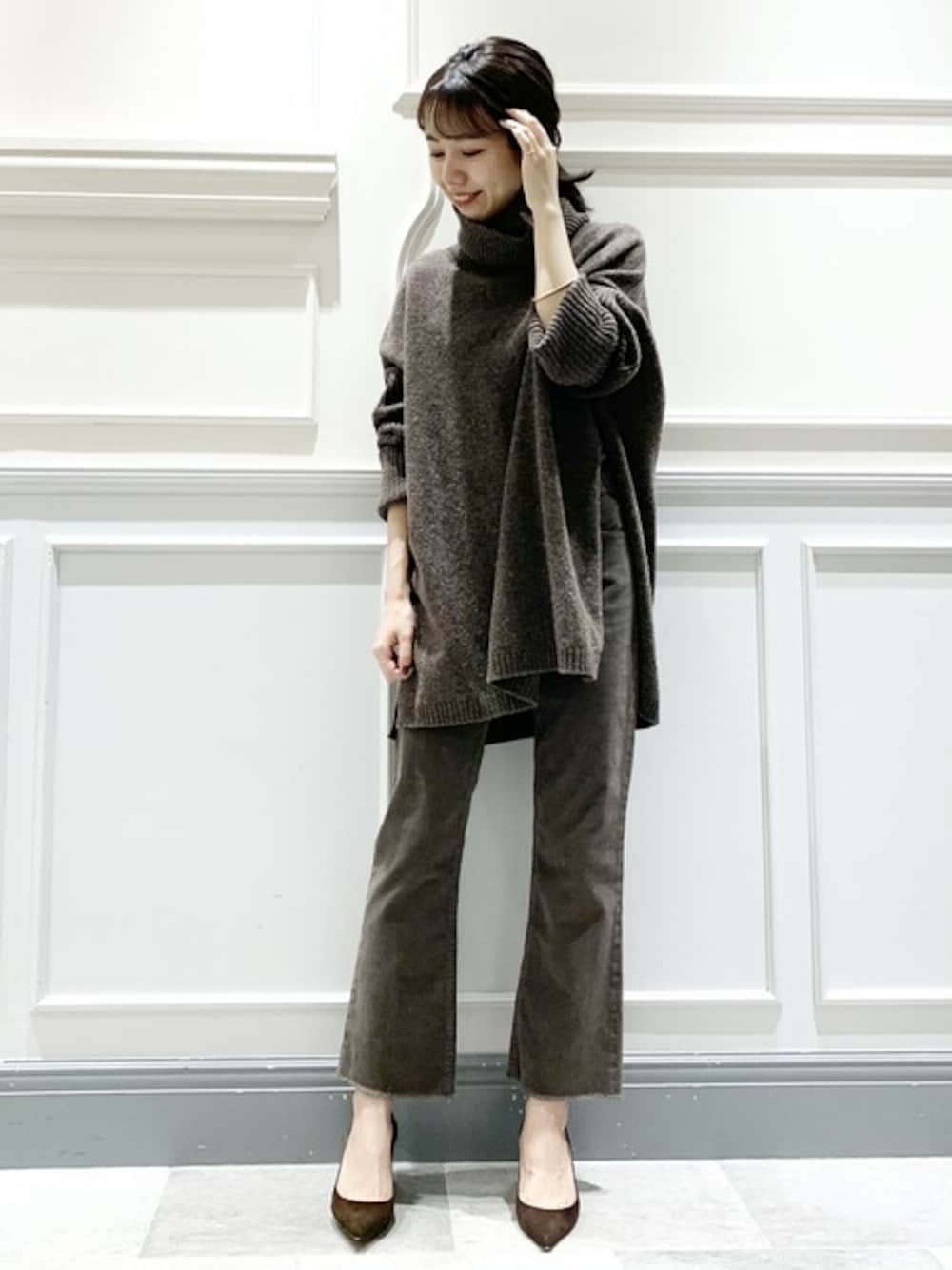 【Plage】イタリアヤーン サイドスリットハイネックプルオーバー アウトレット 価格 通販ファッション - plage イタリアヤーン