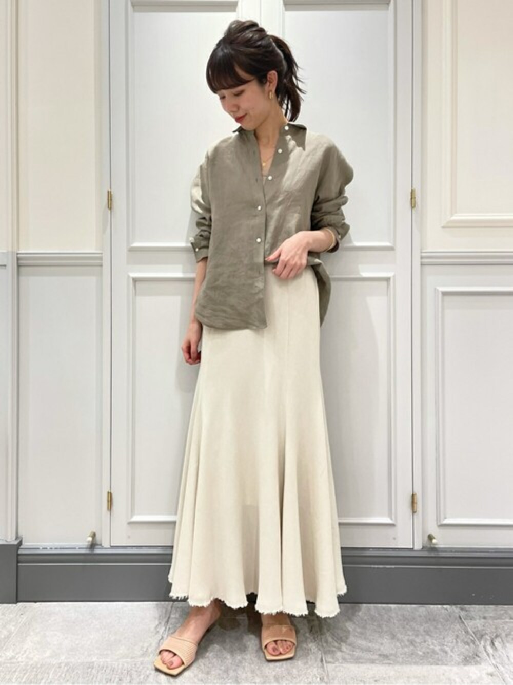 Mayu(plage有楽町店)｜plageのシャツ/ブラウスを使った  