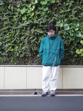 「USAコットン」｜「アイテム（ブルゾン）」を使った、coen 9006fjtkさん（メンズ・168cm）の春コーディネート