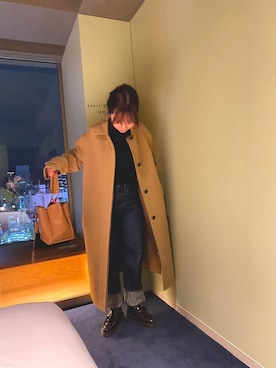 「theory（セオリー）のアイテム（バッグ）」を使った、nasuさん（レディース・156cm）の冬コーディネート