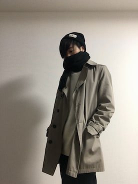 「LIGHT ON THE PATH（ライトオンザパス）のアイテム（パンツ）」を使った、きーさん（メンズ・168cm）の冬コーディネート