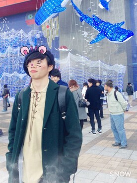 「アイテム（その他トップス）」を使った、きーさん（メンズ・168cm）の冬コーディネート