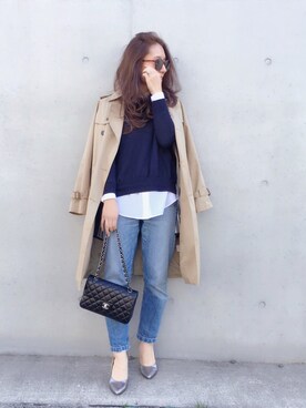 minimalist_aponさん（レディース・152cm）の冬コーディネート