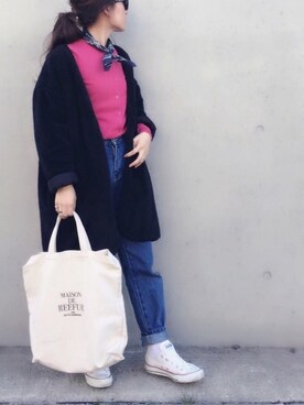 minimalist_aponさん（レディース・152cm）の冬コーディネート