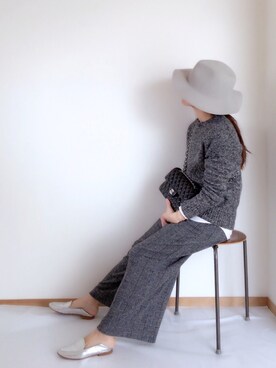 minimalist_aponさん（レディース・152cm）の冬コーディネート