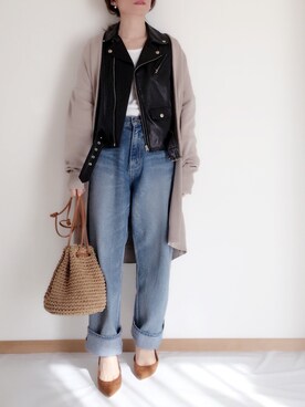 minimalist_aponさん（レディース・152cm）の冬コーディネート