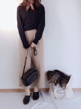 minimalist_aponさん（レディース・152cm）の冬コーディネート