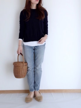 minimalist_aponさん（レディース・152cm）の冬コーディネート