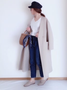 minimalist_aponさん（レディース・152cm）の春コーディネート